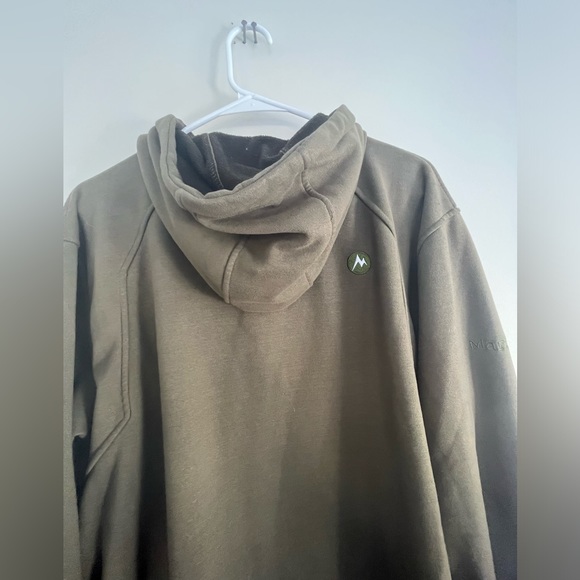 Preowned Men’s Large Marmot Full Zip Hoodie. - Picture 3 of 7